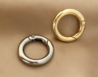 20 mm fjäderringslås, fjäderringar för grind, metall-O-ringar, karbinhake för tryckgrind