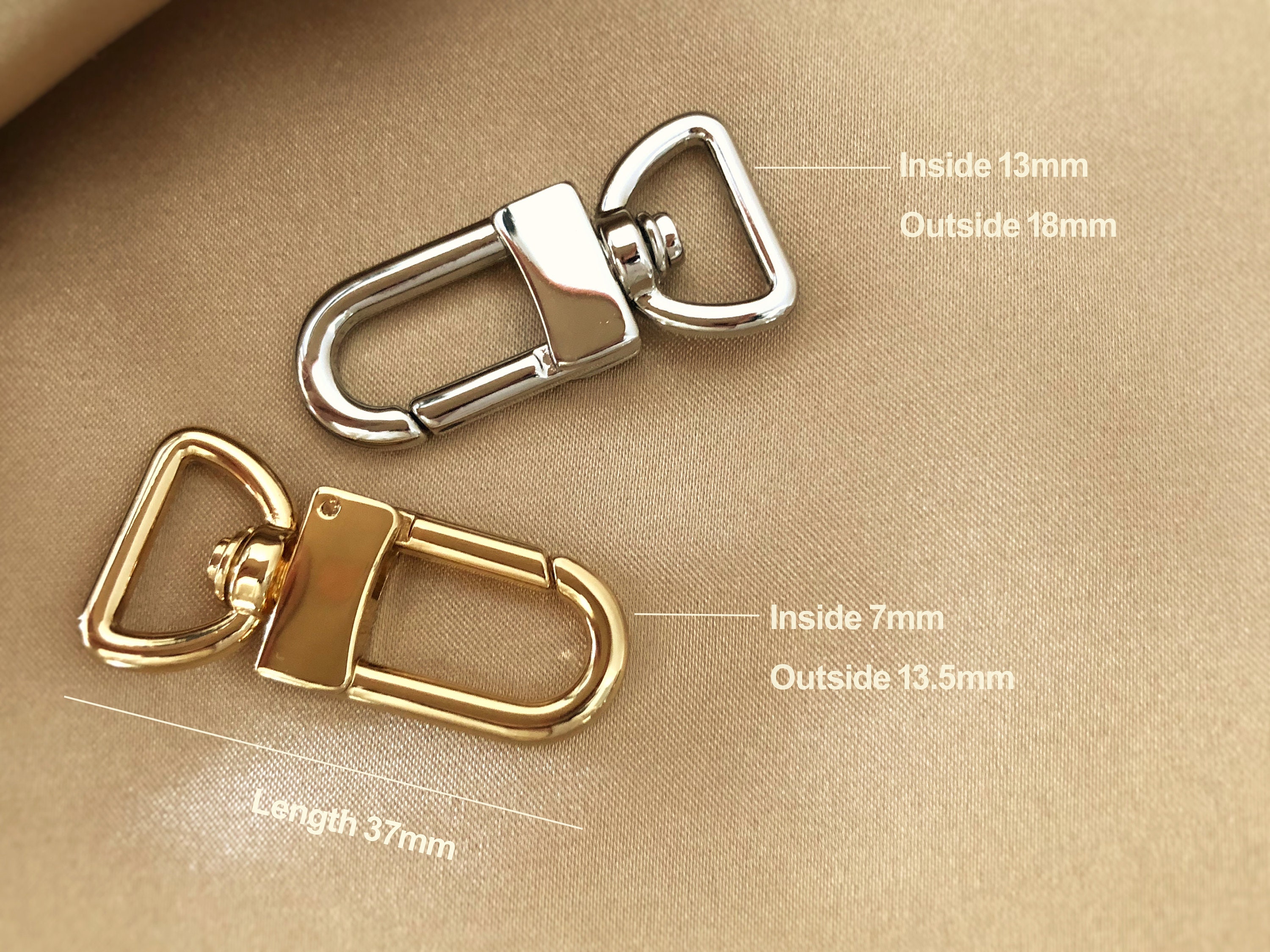 2 X 13mm Swivel Hook Clasp Purse Hook Bag Hardware Etsy