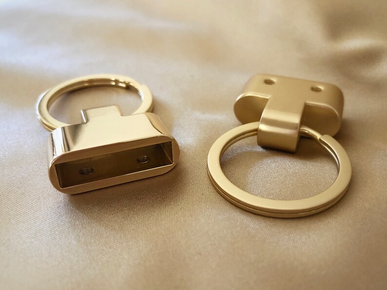 Keyring Holder Key Fob with Split Ring 23mm Solid DIY Etsy Polska