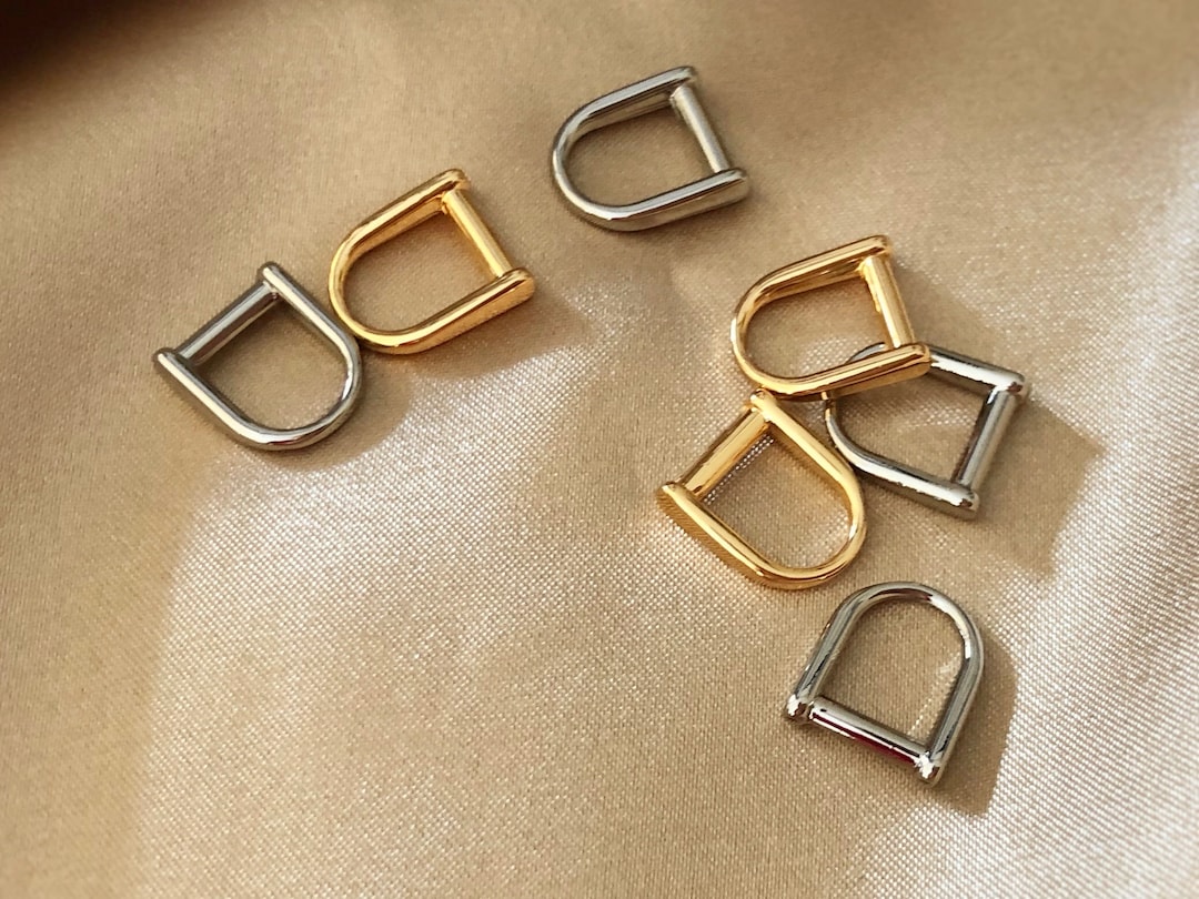 4 Pcs 7mm Mini D-rings Gold Nickel - Etsy Australia
