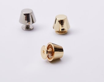4 Sets/10 Sets Screw Handbag Feet, Metal Purse Bottom Stud 11mm