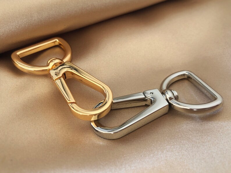 Swivel Clasp Lanyard Clasp With D Ring 21mm Gold or Silver Etsy Australia