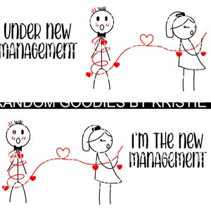 Under New Management - Engagement or Wedding 15oz Coffee Mug DIGITAL FILE