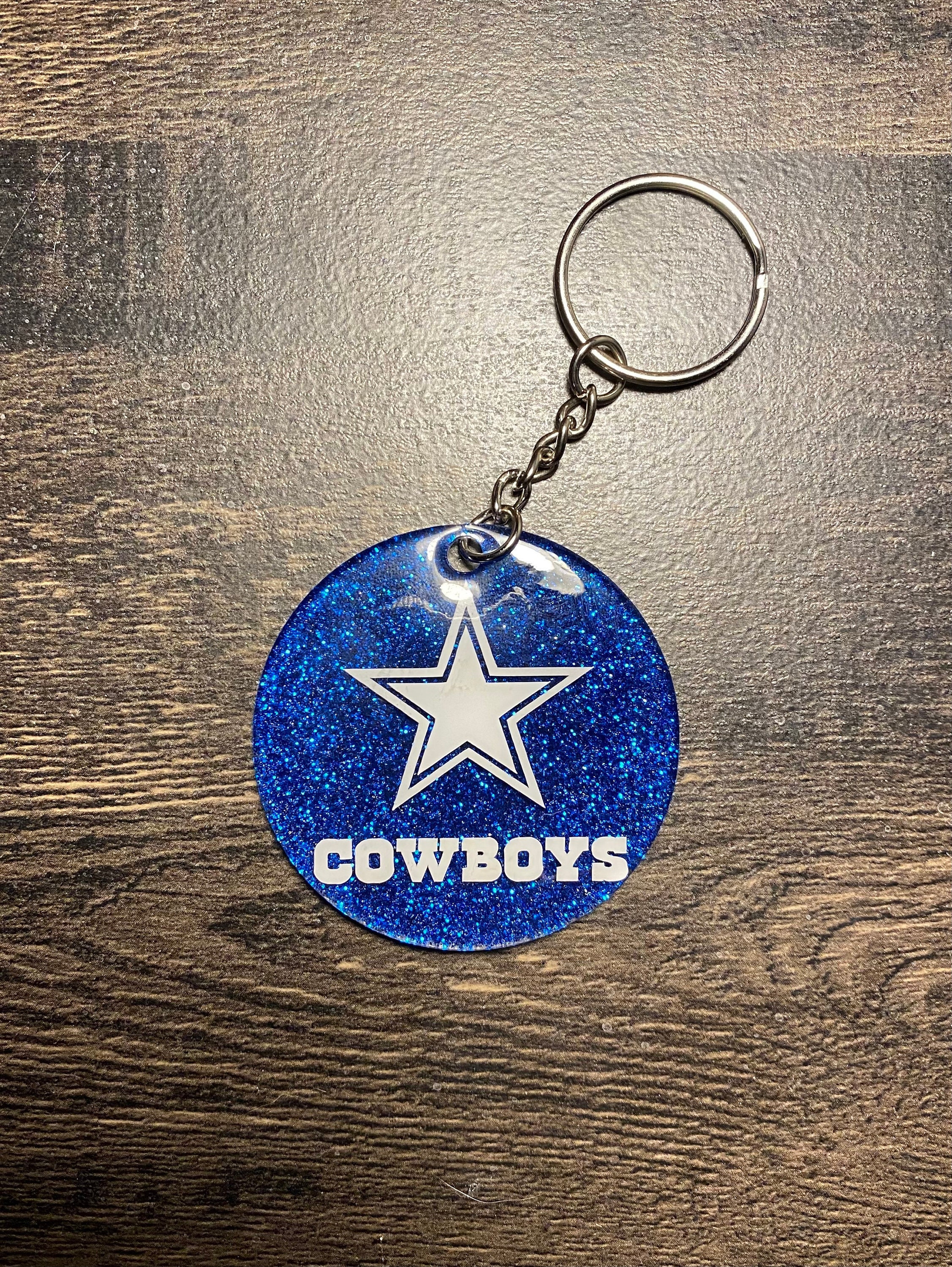 Dallas Cowboys Glitter Keychain -   Norway