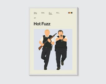 Locandina Film Hot Fuzz (2007) - Scegli La Taglia: A5 A4 A3 A2 A1 - Nuova