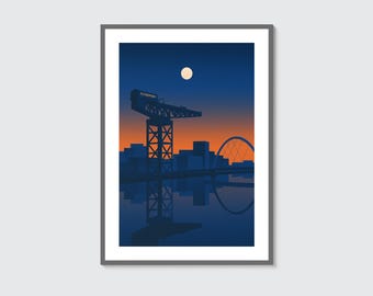 Glasgow Cityscape Print