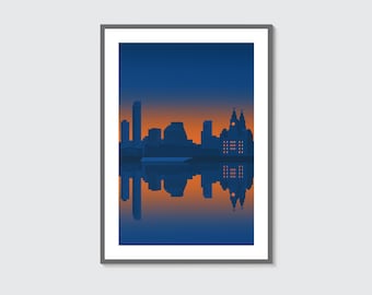 Liverpool Cityscape Print
