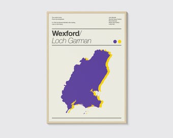 County Wexford Minimalist Ireland Print