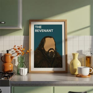 The Revenant Minimalist Movie Print: Modern Film Art