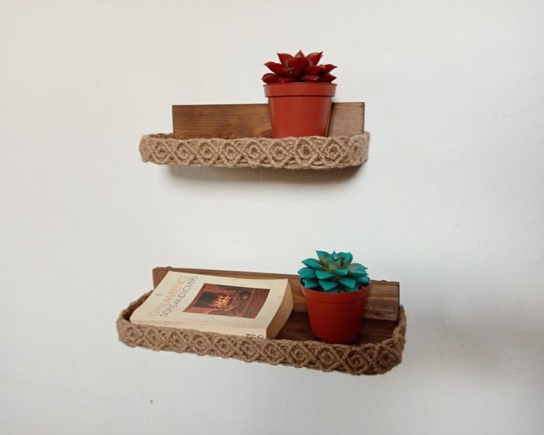 Floating Shelves Cottagecore Aesthetic Etsy