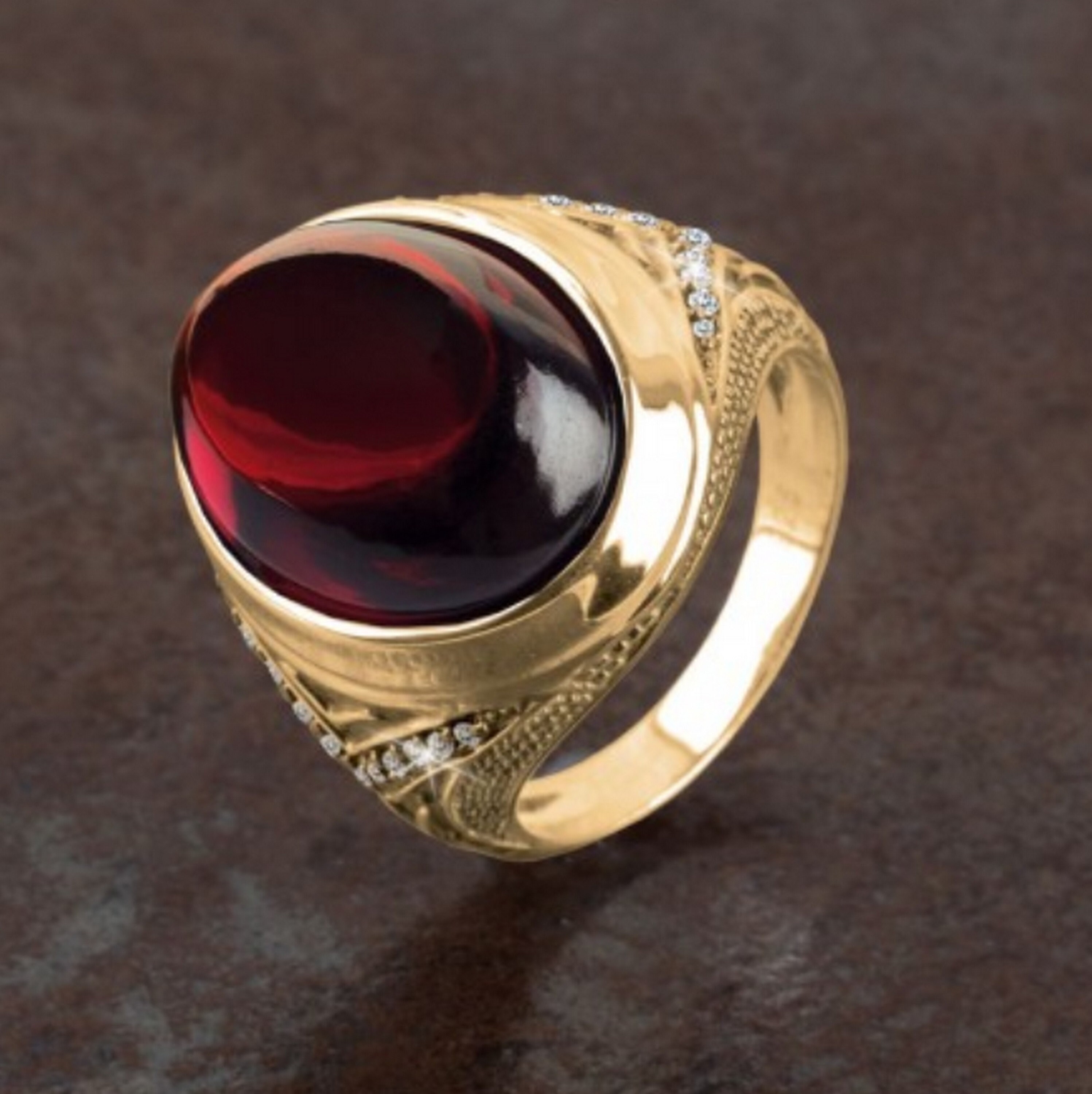 Men Ring Sterling Silver 925 Statement Ring AAA Etsy