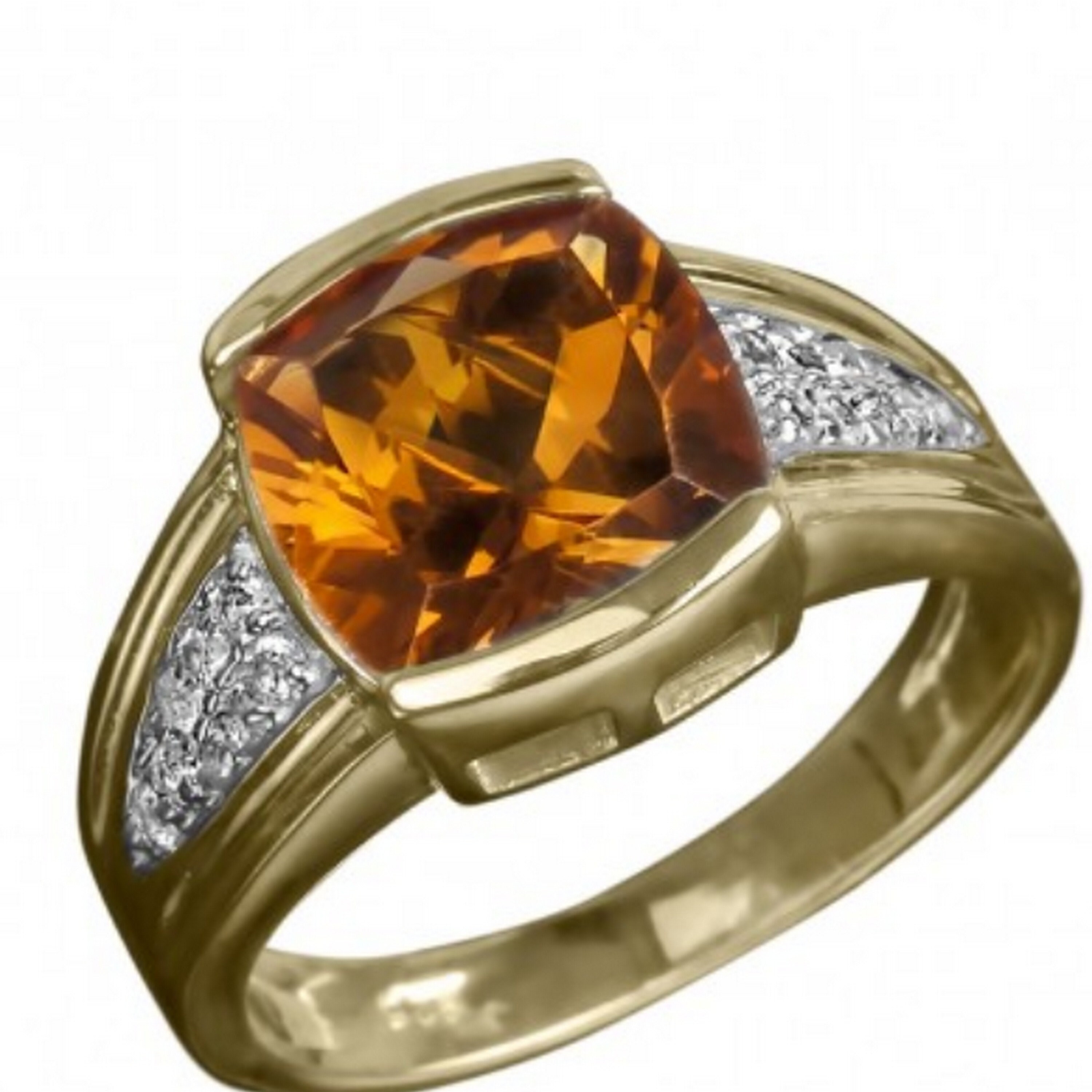 Natural Citrine Men's Ring in 925 Sterling Silver AAA Etsy