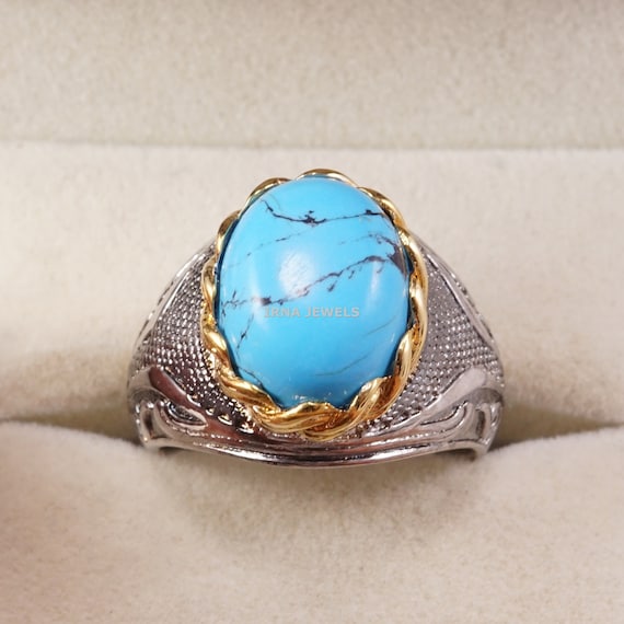 Men Handmade Turquoise Ring Otoman Turquoise Style Ring Men Otoman Turquoise  Ring Men Men Handmade Turquoise Ring Men Turquoise Ring - Etsy