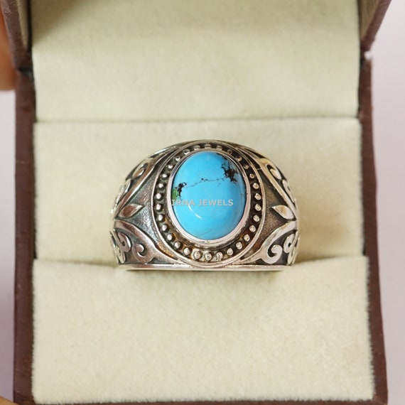 Jane Ring * Copper Turquoise * Sterling Silver * BJR228 – ByCila, Inc