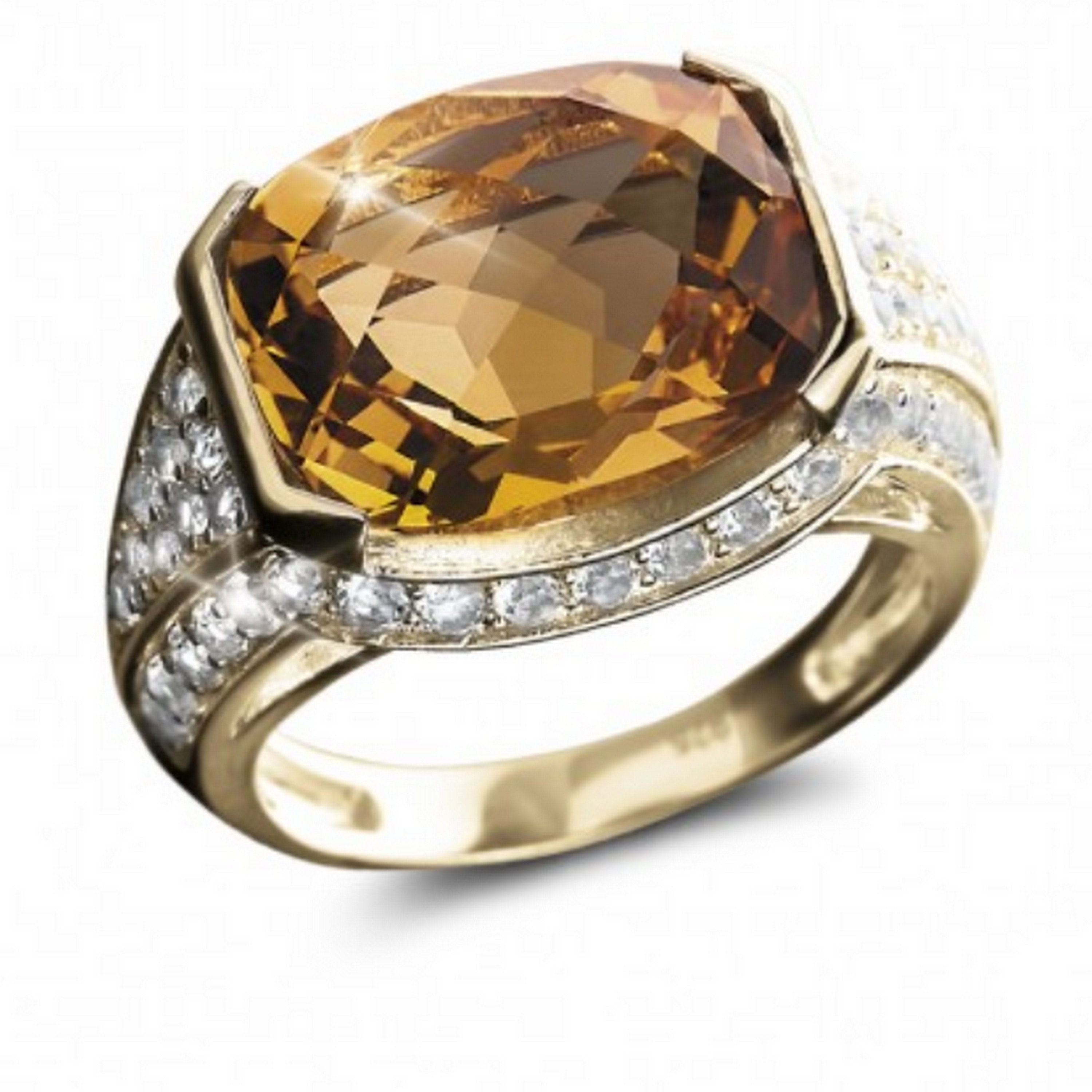 Natural Citrine Men Ring in 925 Sterling Silver Statement Etsy