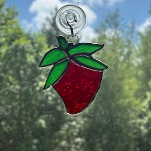 Strawberry suncatcher