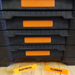 Ridgid Pro Gear Gen 2.0 Replacement Labels - Custom Snap-In Nameplates - No Glue Required image 3