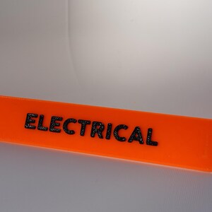 Ridgid Pro Gear Gen 2.0 Replacement Labels - Custom Snap-In Nameplates - No Glue Required image 4