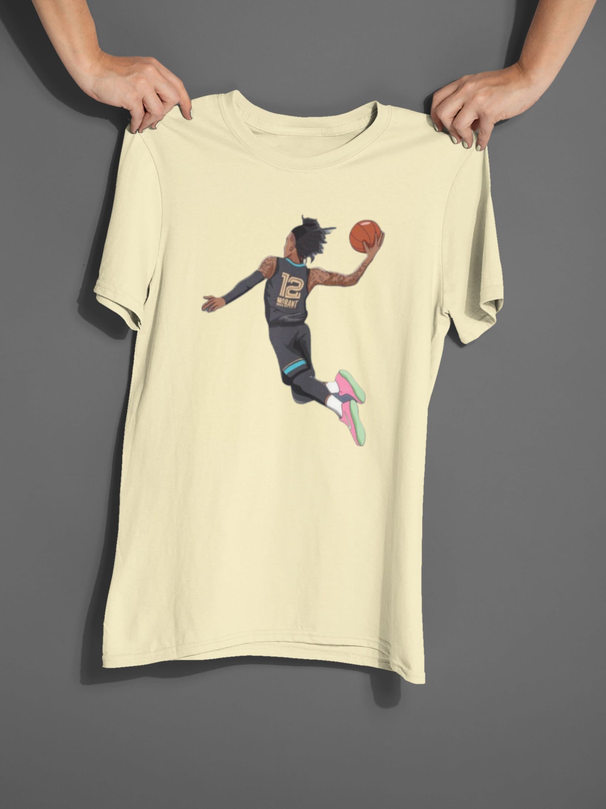 Vintage Ja Morant Graphic Tee | Basketball Gift