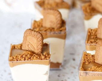 Biscoff Cookie Butter Cheecake Dessert Cups 3oz Party/Birthday/Bridal Shower/Mini Dessert Table/PICK UP ONLY