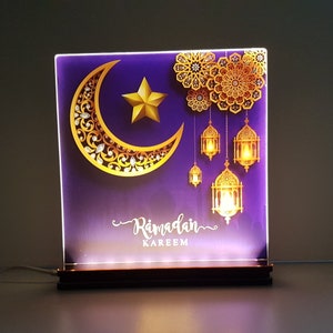 Ramadan Kareem Table top decor, Ramadan decor, ramadan gifts, Ramadan Kareem, Islamic home decor, ramadan mubarak, eid gifts, muslim gifts