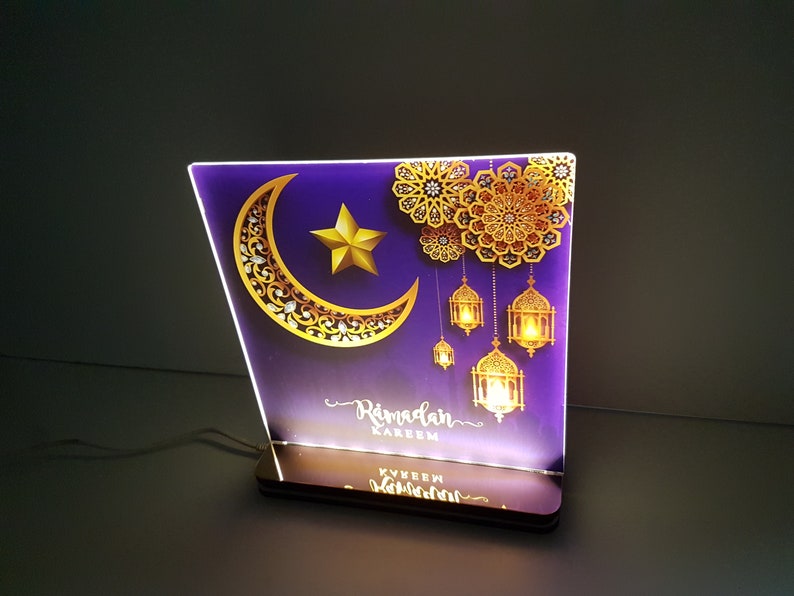 Ramadan Kareem Table Top Decor Ramadan Decor Ramadan Gifts Etsy
