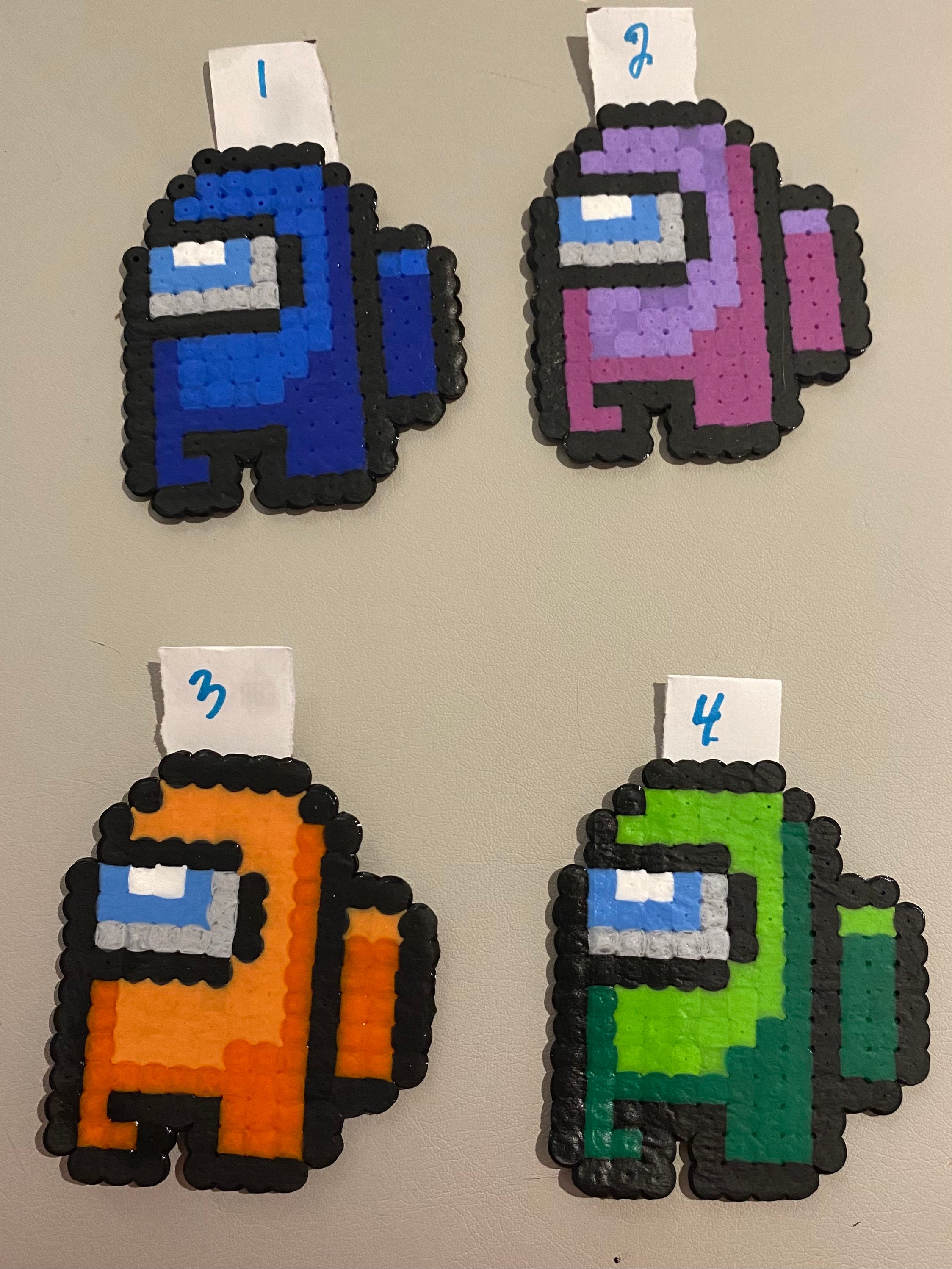 Among Us Perler Bead Set Etsy Diy Perler Bead Crafts Hama Beads Images