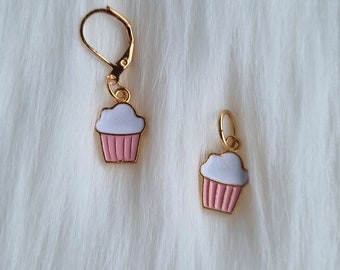 Cupcake stitch markers light pink | Progress keepers | Knitting accesories