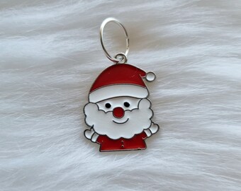 Santa stitch markers | Progress keepers | Knitting accesories | Christmas Stitch marker