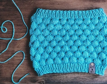 BUBBLE COWL - knit pattern|Cowl pattern|Instant Download|Beginner friendly|Winter knit|Simple knitting pattern