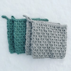 Aurora Potholder - knit pattern|Potholder pattern|Instant Download|Beginner friendly|Interior knit|Simple knitting pattern