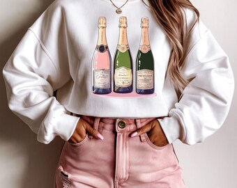 Heavy Blend Crewneck Sweatshirt, Champagne Sweatshirt, Unisex Sweatshirt, Casual Crewneck, Casual Lounge Wear