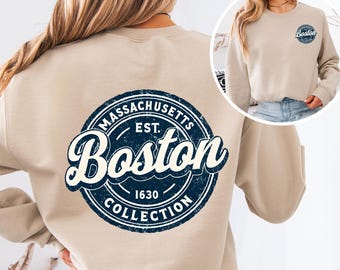 Heavy Blend  Crewneck Sweatshirt,  Boston Sweatshirt, Unisex Sweatshirt, Casual Crewneck, Casual Lounge Wear