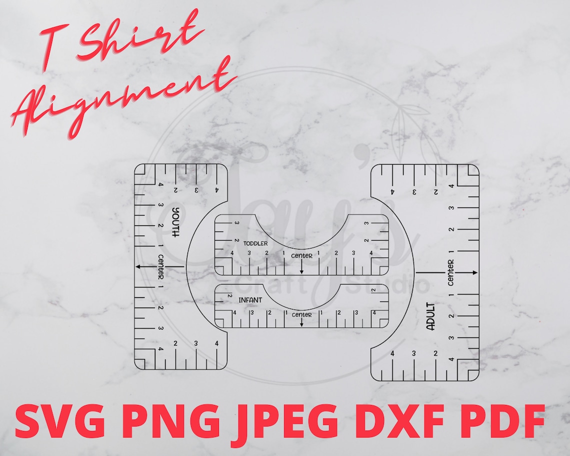 Download T shirt alignment digital svg png DXF jpeg pdf t shirt | Etsy