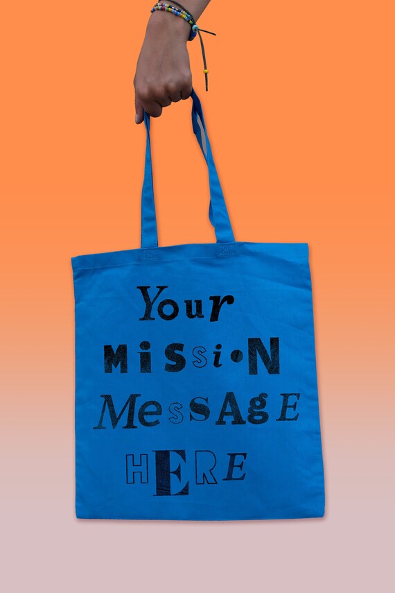 Custom Printed Tote Bags Etsy UK