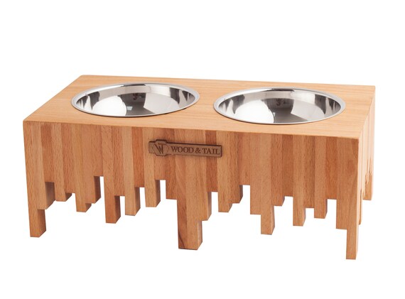 designer elevated dog bowls