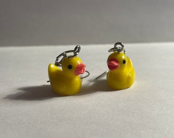 Rubber Duck Earrings!