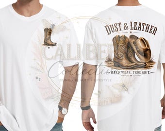 Hard Wear True Grit Cowboy Western Rustic | PNG| Digital Download | Shirt | Hoodie | Apparel