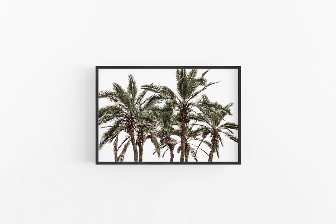Palm IV Modern Palm Tree Wall Art Print Palm Print Neutral Etsy Australia