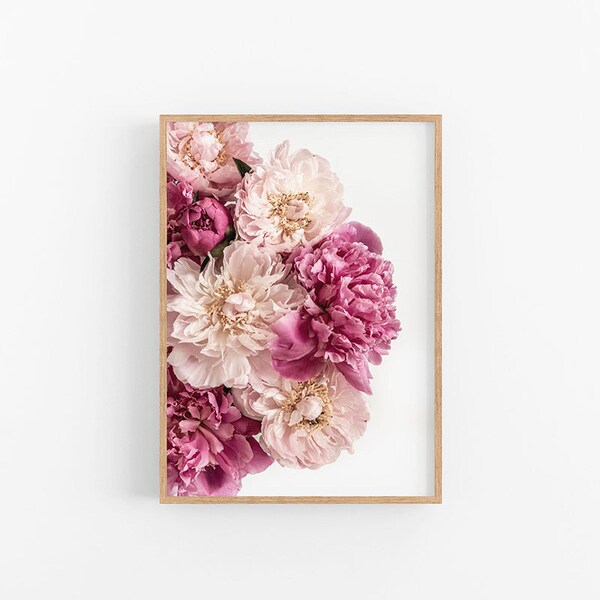 Peonies II | Floral Fine Art Print, Flower Print, Flower Wall Print, Peony Print, Peony Wall Art, Floral Wall Print, Peony Poster