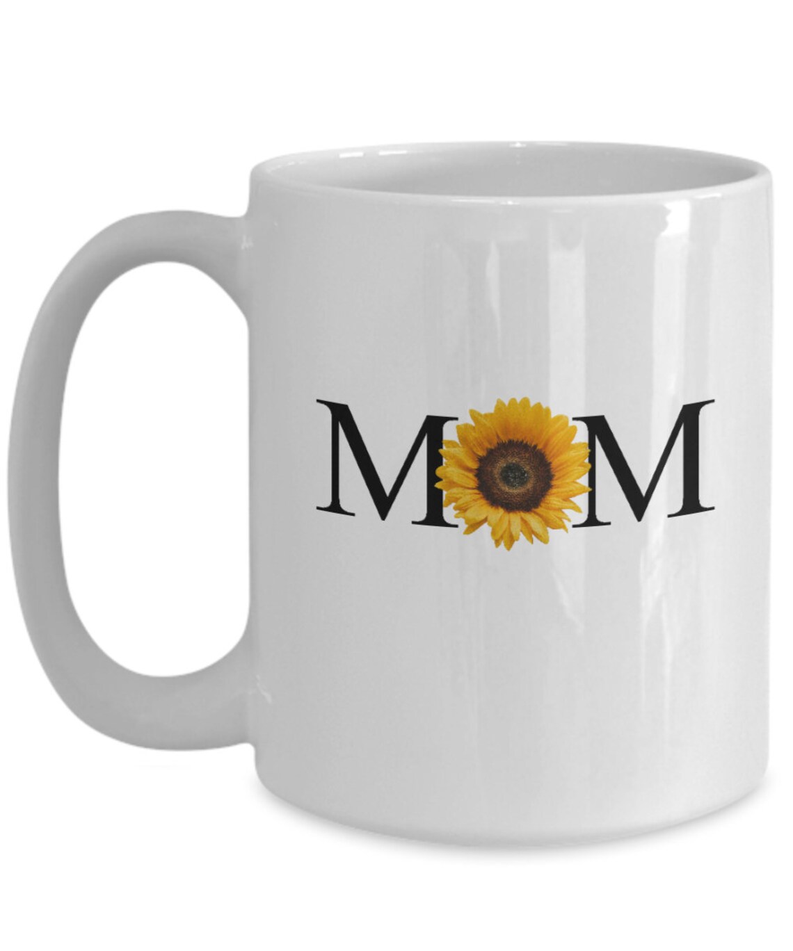 Sunflower Mom Mug Mother's Day Gift Minimalist Mug Etsy