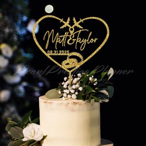 Décoration de gâteau de mariage coeur voyage, décoration de mariage à destination, décoration de gâteau avion, décoration de gâteau avec nom personnalisé, cadeau d'anniversaire