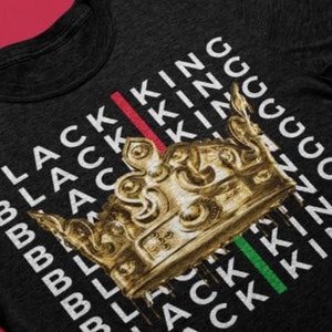 Black King T-Shirts| Black King | Clothing | Black History Shirt |Black Man Shirt |  Black Power Shirt |Couples Shirt | His and Her T Shirts