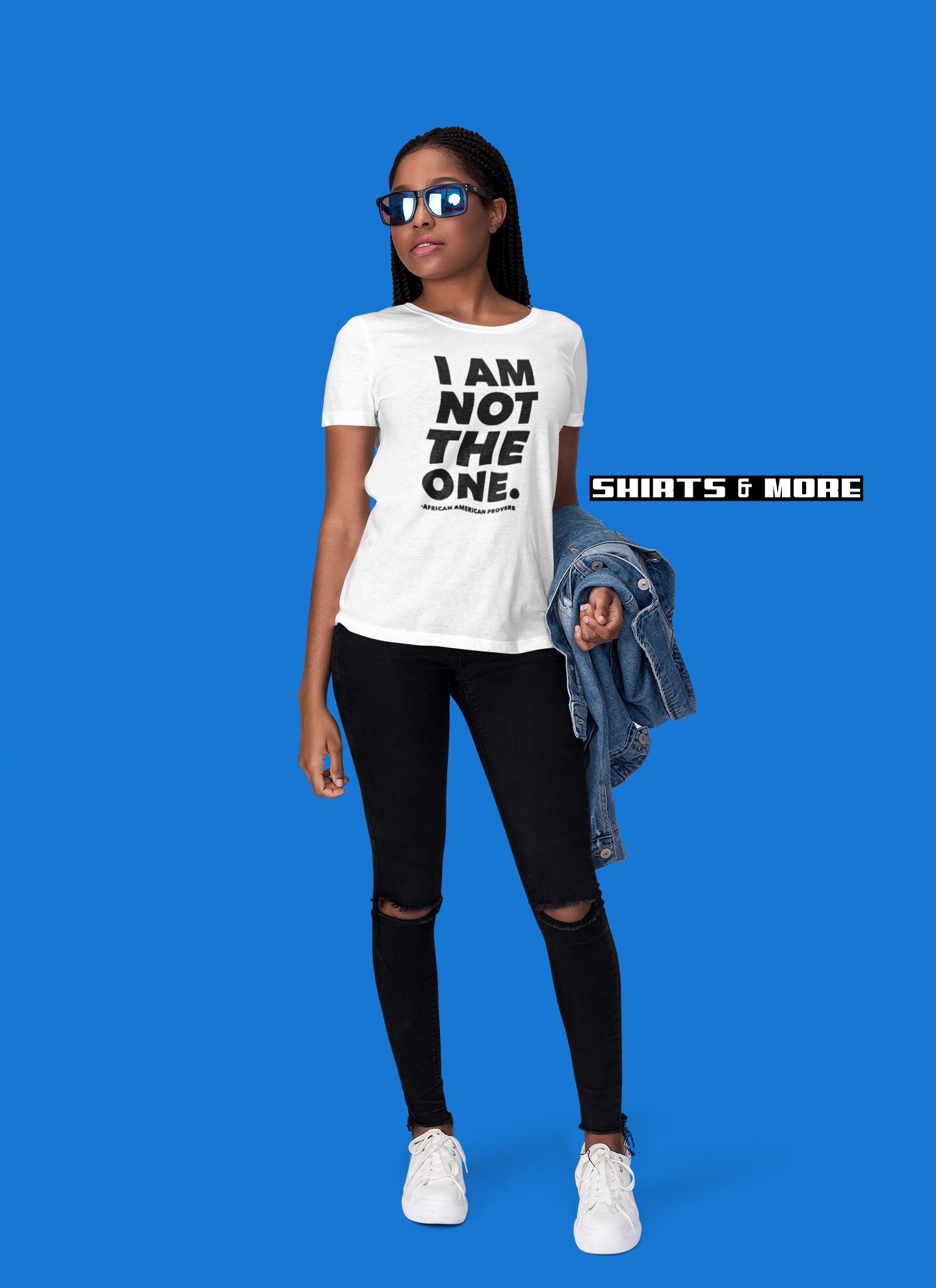 I Am NOT THE ONE T-shirts african 