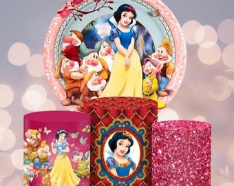 白雪姫の背景：ディズニープリンセスの誕生日パーティー、ベビーシャワー