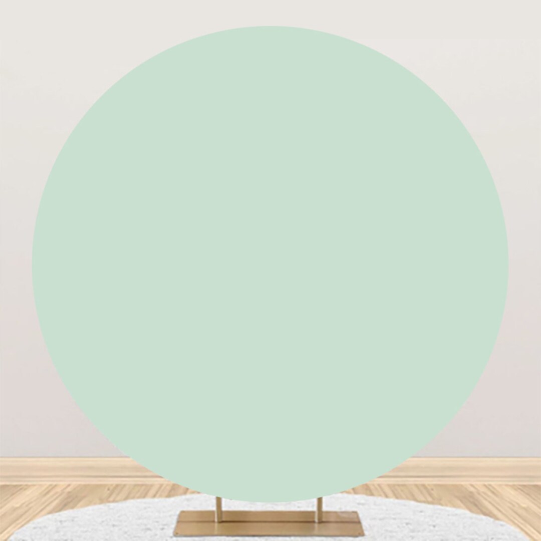 Round Solid Color Photography Backdrop Birthday Party Wedding Baby ...