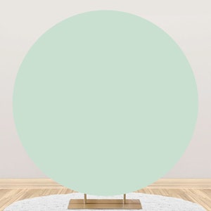 Round Solid Color Photography Backdrop Birthday Party Wedding Baby Shower Circle Photo Background Custom Backdrop
