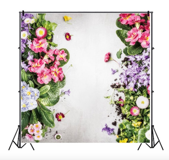 Rosen-Hintergrund – Blumen Wand Fotohintergrund, 2,5 X 1,8 M | Vinyl, Für Hochzeit, Geburtstag, Studio, Anpassbar, Faltbar