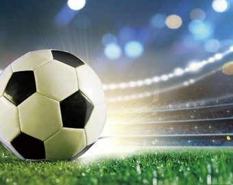 Football Field Backdrop: World Cup Party Photo Booth