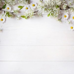 Fondali di piccole margherite in fiore, fondali di fiori, decorazioni per feste a goccia a pavimento per bambini, striscioni decorativi, sfondo per fotografia di oggetti di scena per studio fotografico